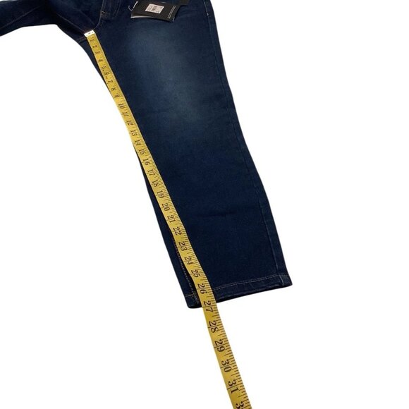 Tahari Kelly Jeans Rayon Denim Mid Rise Skinny Womens Size 12/31 - Picture 5 of 11